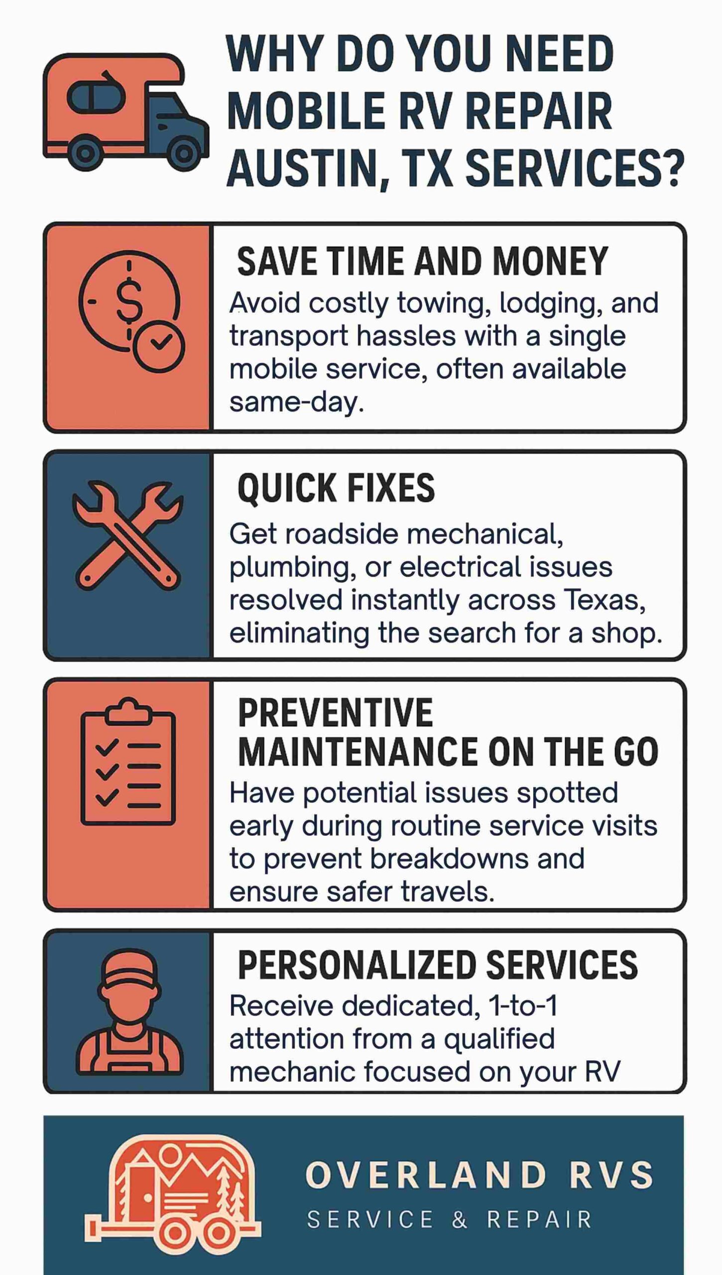 Mobile RV Repair Austin, TX Services